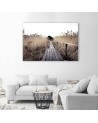 Old platform pampas grass - Canvas prints for the living room | FEEBY