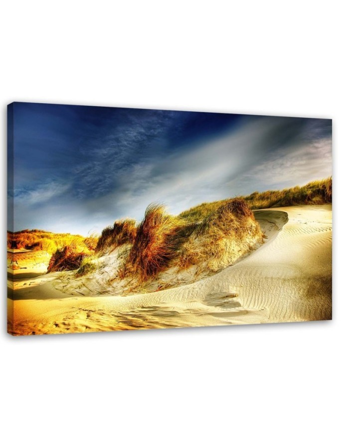 Modern bedroom Canvas painting - Dunes on the beach | FEEBY