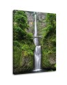 Canvas painting for the living room - Bridge over a waterfall | FEEBY