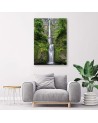 Canvas painting for the living room - Bridge over a waterfall | FEEBY