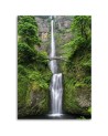 Canvas painting for the living room - Bridge over a waterfall | FEEBY