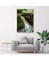 Modern painting for living room - Rushing stream of rocks | FEEBY