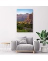 Canvas prints for living room - Mountain road of rocks | FEEBY