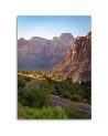 Canvas prints for living room - Mountain road of rocks | FEEBY