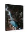 Canvas prints for living room - River in the forest | FEEBY