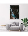 Canvas prints for living room - River in the forest | FEEBY