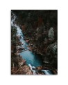 Canvas prints for living room - River in the forest | FEEBY