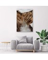 Modern Canvas painting for bedroom - River in the mountains | FEEBY