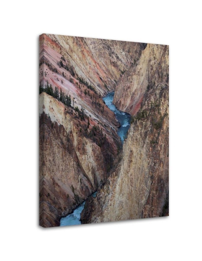 Canvas print - Rushing river among the rocks | FEEBY