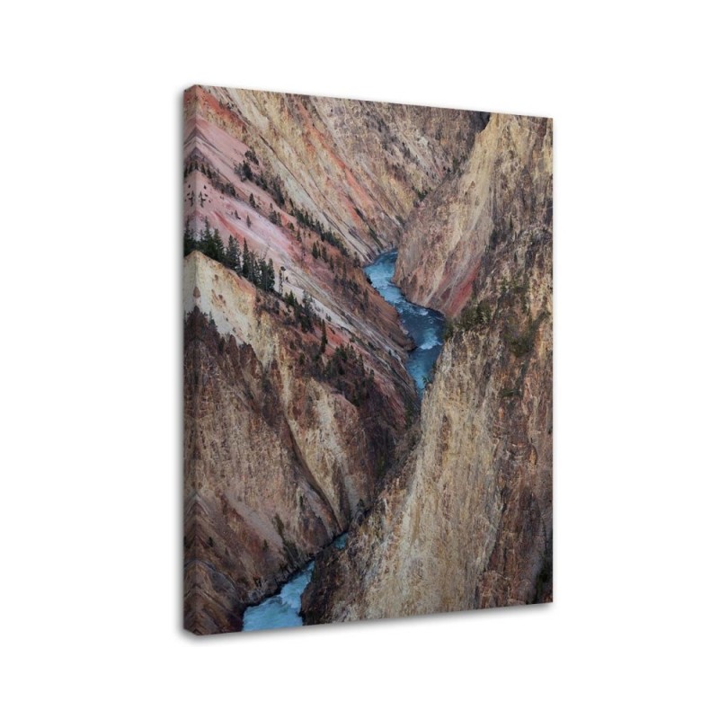 Canvas print - Rushing river among the rocks | FEEBY