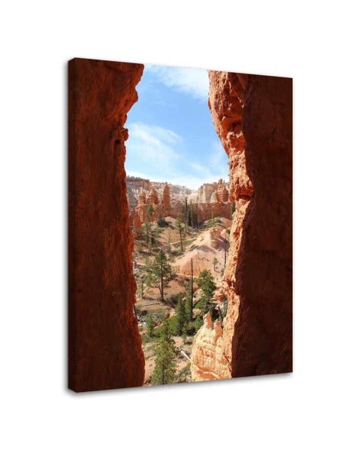 Modern painting for living room - Rocky landscape view | FEEBY