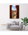 Modern painting for living room - Rocky landscape view | FEEBY