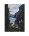 Canvas prints for living room - Lake and rocks view | FEEBY