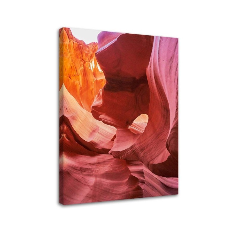 Red rocks Arizona canyon - Modern Canvas painting for bedroom | FEEBY