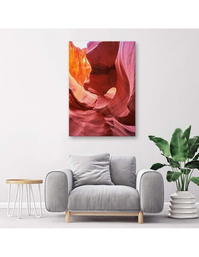 Red rocks Arizona canyon - Modern Canvas painting for bedroom | FEEBY
