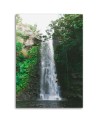 Waterfall nature mountains - Canvas print modern | FEEBY