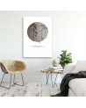 Modern Canvas painting for bedroom - Birds in the fog forest landscape | FEEBY