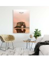 Canvas painting for living room - Santa Cruz rock | FEEBY
