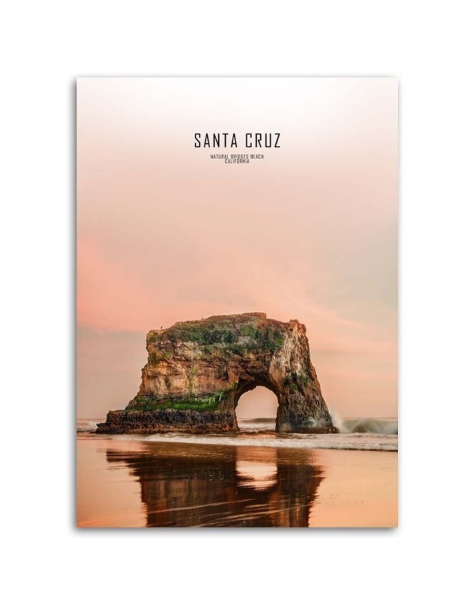 Canvas painting for living room - Santa Cruz rock | FEEBY