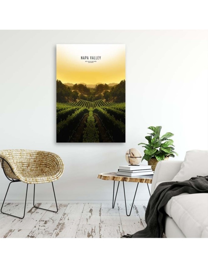 Canvas print modern - Napa Valley. Buy now| | FEEBY