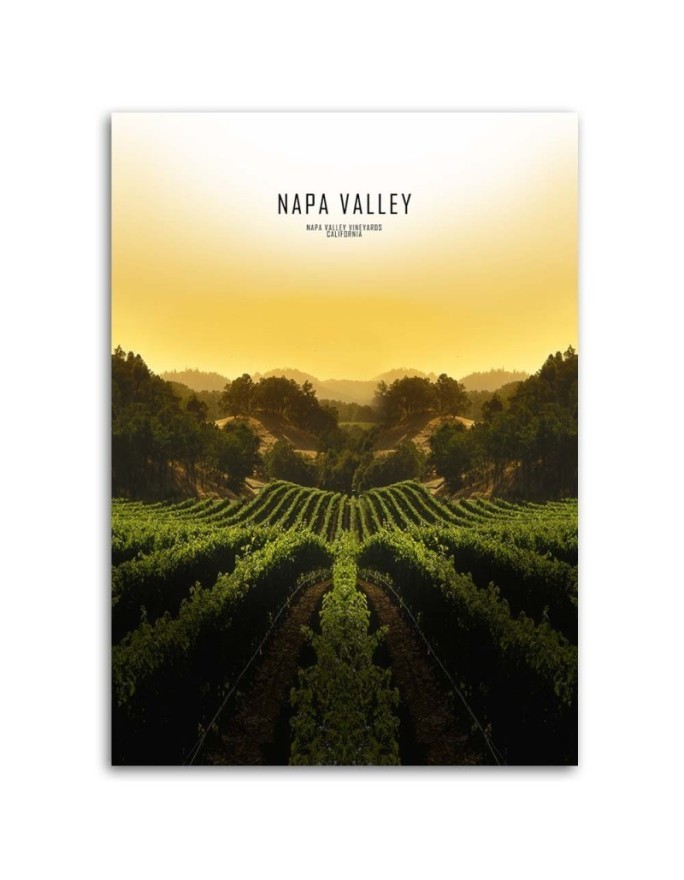 Canvas print modern - Napa Valley. Buy now| | FEEBY