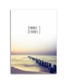 Canvas prints for living room - Inhale exhale sea beach | FEEBY