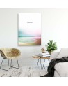 Canvas prints for living room - Motivational caption sea beach | FEEBY