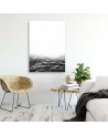 Canvas painting - Grey waves view | FEEBY