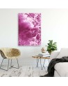 Modern canvas print - Pink waves abstract| FEEBY