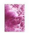 Modern canvas print - Pink waves abstract| FEEBY