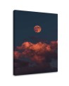 Modern Canvas painting for living room - Pink clouds | FEEBY