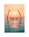 Hammock in the water - Living room Canvas painting | FEEBY