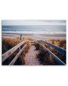 Modern Canvas painting for bedroom - Beach sea pier | FEEBY