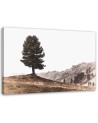 Canvas painting for living room - Tree in the hills landscape | FEEBY