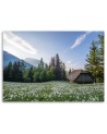 Canvas prints for bedroom modern - Wooden cottage among the trees | FEEBY