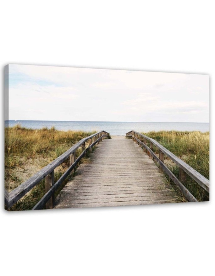 Canvas print Wooden road by...