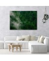 Fog over forest view - Modern bedroom Canvas painting | FEEBY