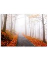 Modern Canvas painting for bedroom - Golden autumn in the park | FEEBY