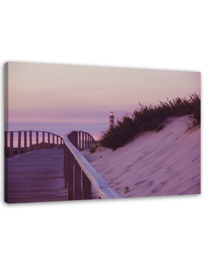 Canvas painting for living room - Road to the lighthouse | FEEBY