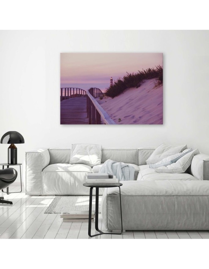 Canvas painting for living room - Road to the lighthouse | FEEBY