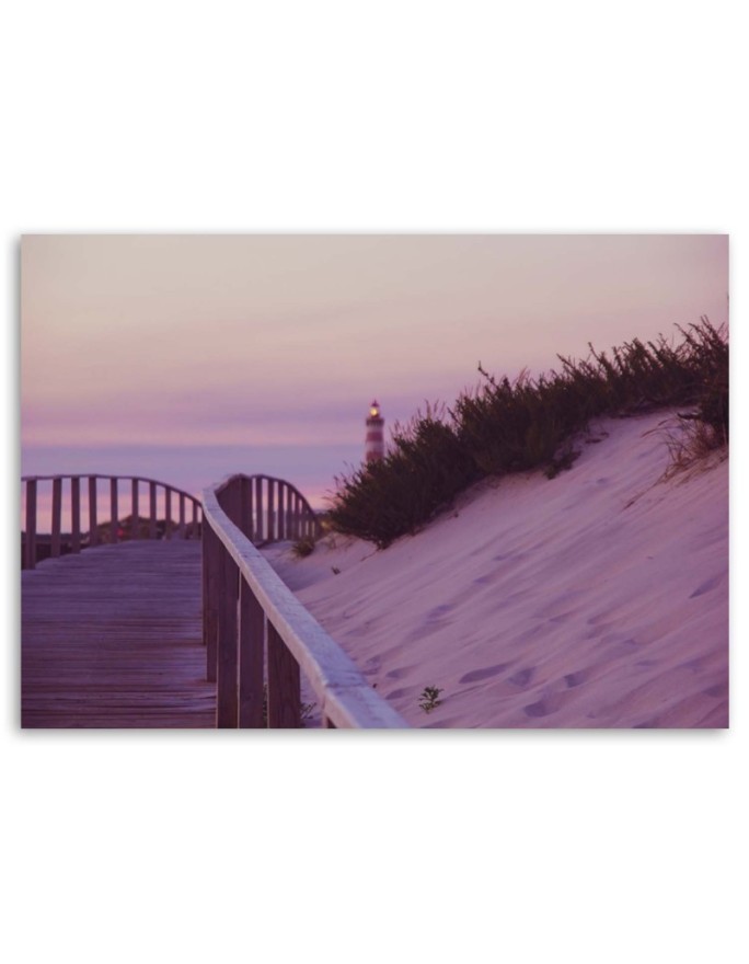 Canvas painting for living room - Road to the lighthouse | FEEBY