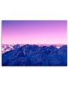 Canvas print modern - Mountain peaks in winter | FEEBY