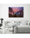Canvas print - Mountain peaks landscape | FEEBY