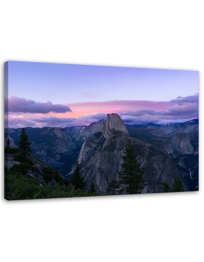 Canvas prints for living room - Mountain peaks landscape | FEEBY