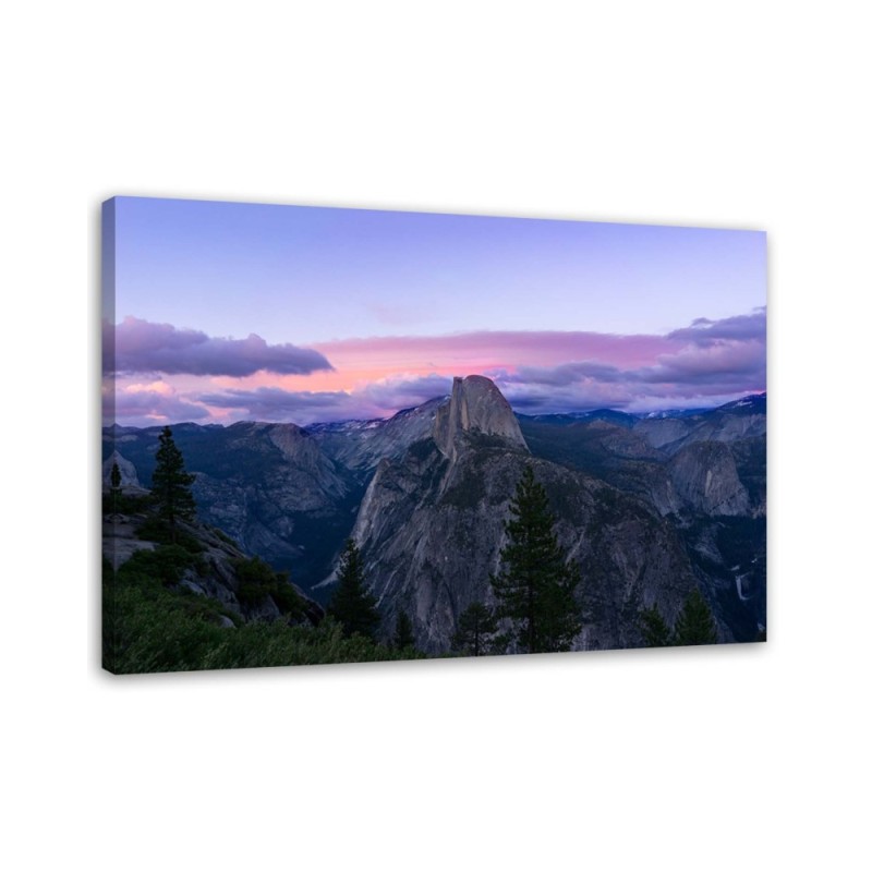 Canvas prints for living room - Mountain peaks landscape | FEEBY