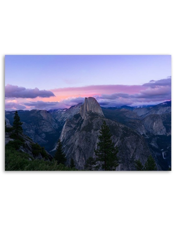 Canvas prints for living room - Mountain peaks landscape | FEEBY