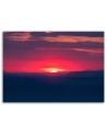 Modern Canvas painting for bedroom - Pink sunset | FEEBY