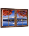 Window view of Mt Fuji - Canvas print | FEEBY