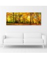Modern Canvas painting for living room - Autumn forest landscape | FEEBY