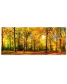Modern Canvas painting for living room - Autumn forest landscape | FEEBY